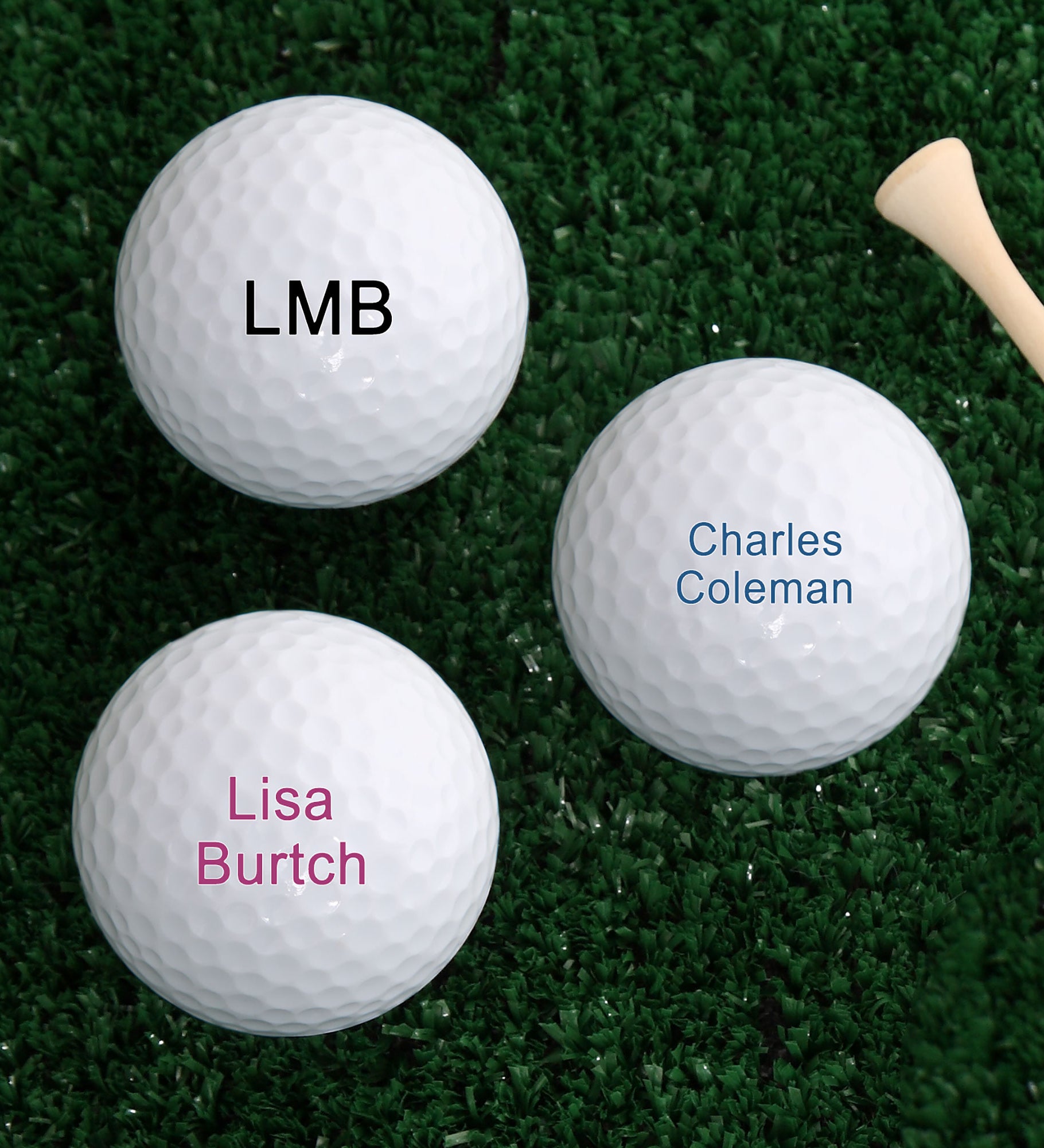 You Name It Personalized Golf Ball Set of 12